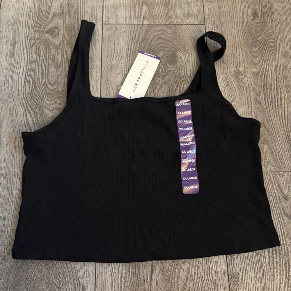 Aeropostale cropped rib tank NWT